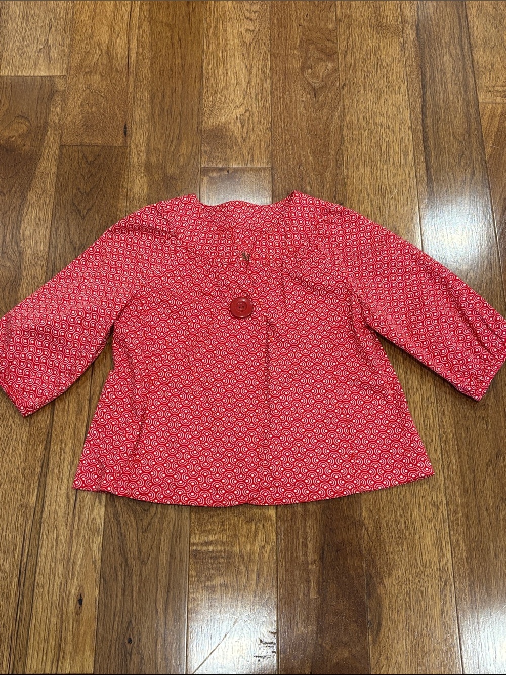 Live a Little Red Patterned Blazer Jacket